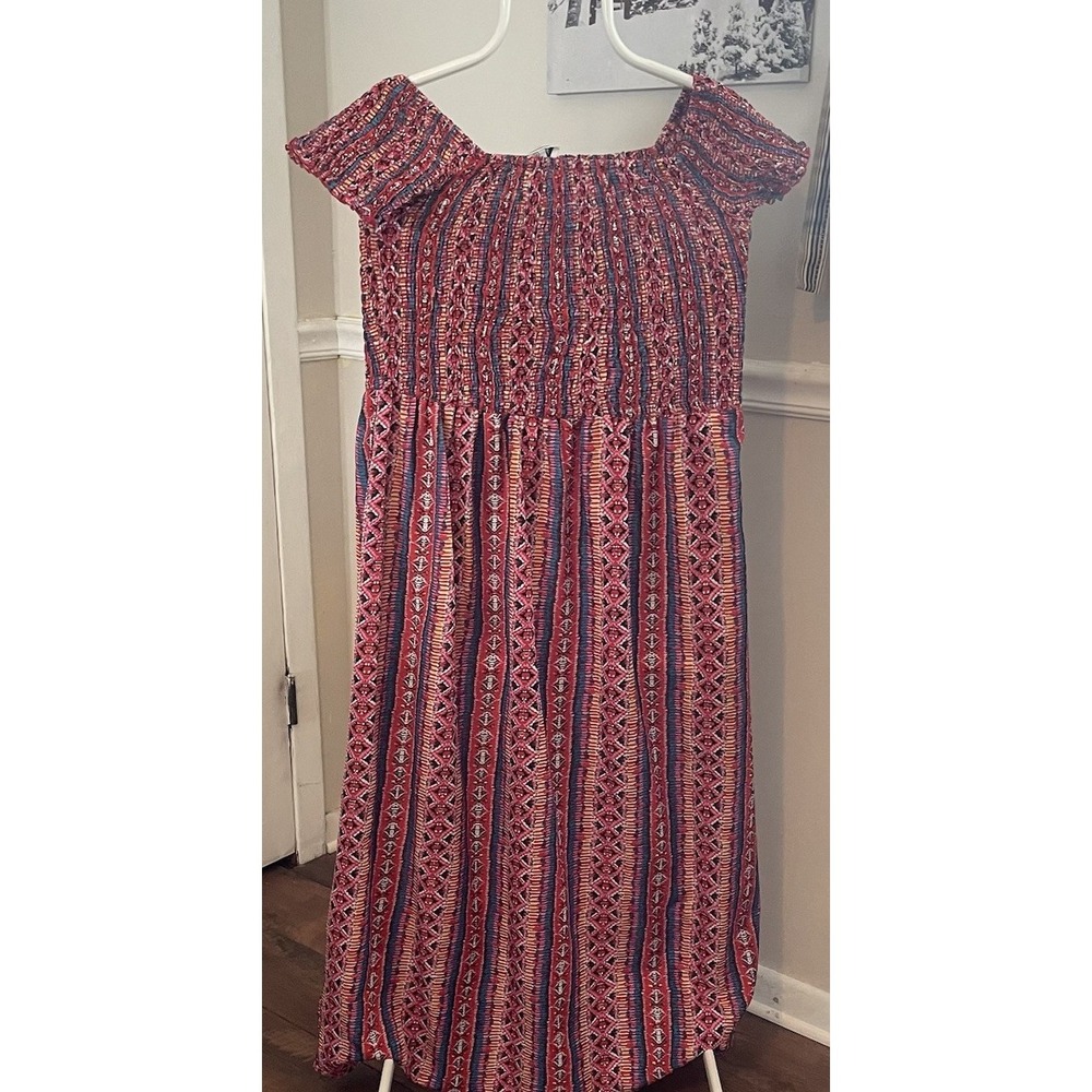Vintage Sassy Doll  Ankle Dress Multicolor 2XLg